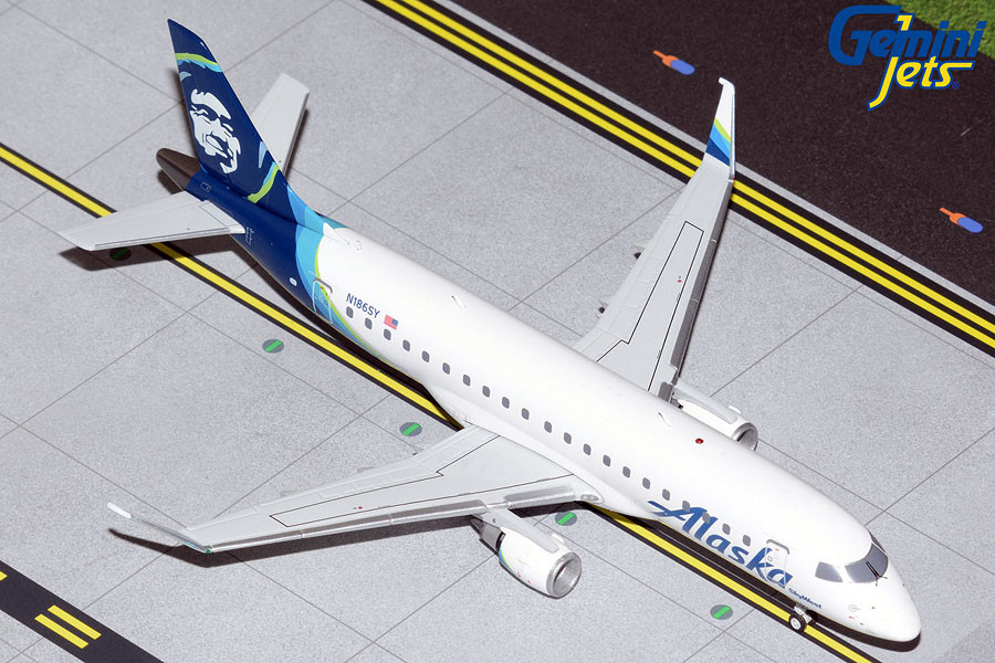 Gemini200 Alaska Airlines E175 N186SY G2ASA1041 1:200