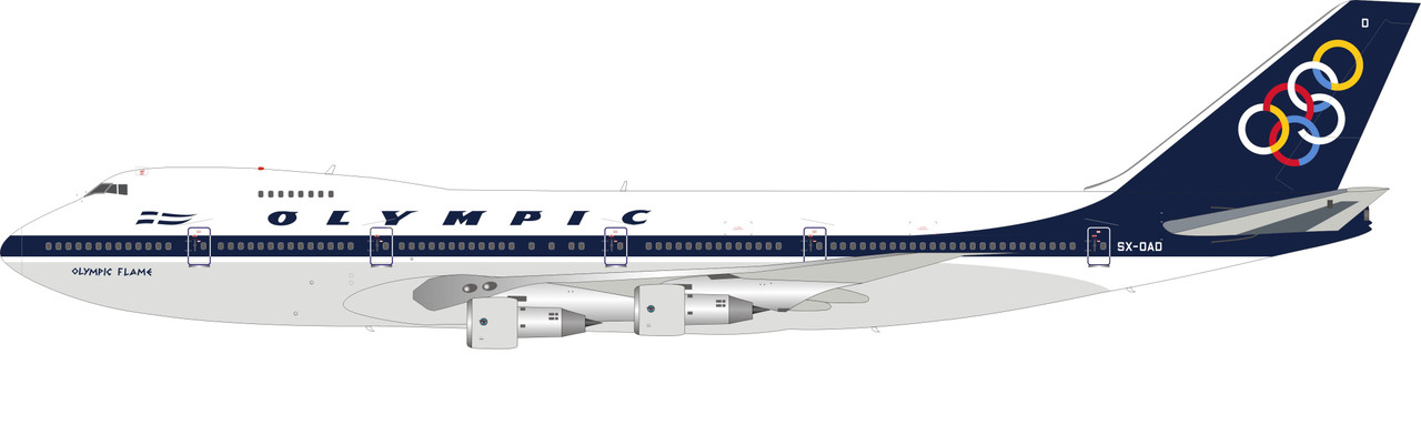 Inflight 1:200 オリンピックエア B747-200 SX-DAC Inflight200 1:200