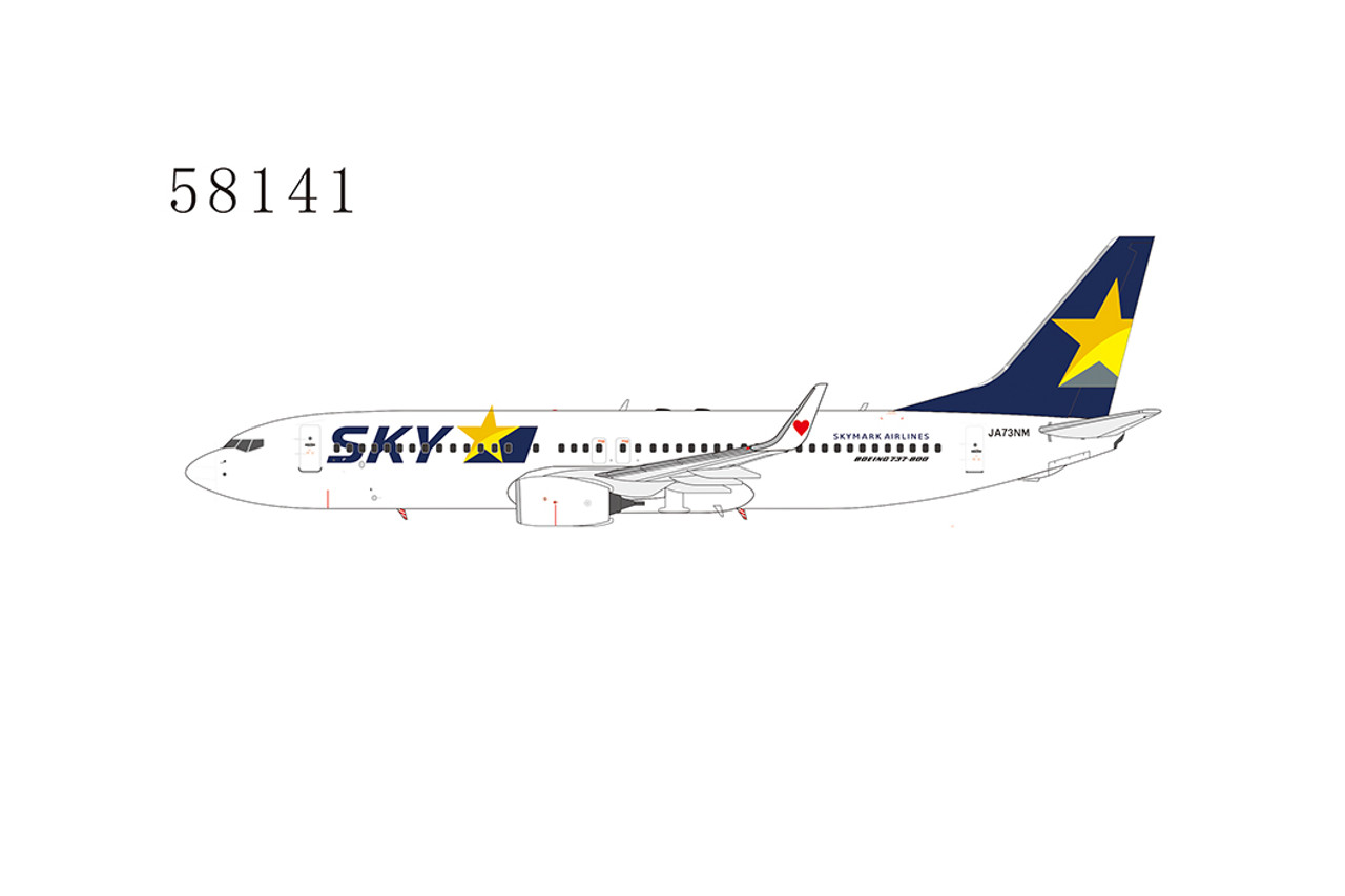 NG Model Skymark Airlines 737-800/w JA73NM 58141 1:400