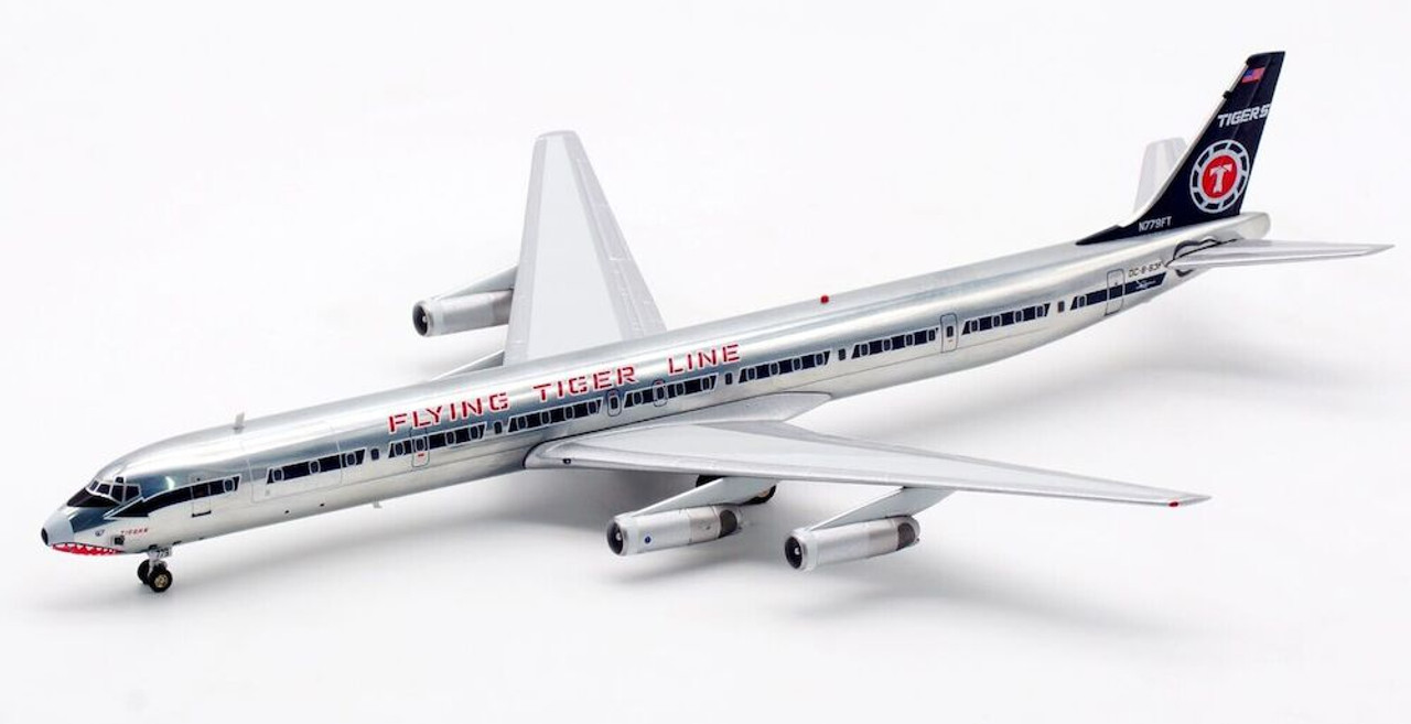 FLYING TIGERS LINE DC-8-63F N779FT POLISHED IF863FTSM-P 1:200