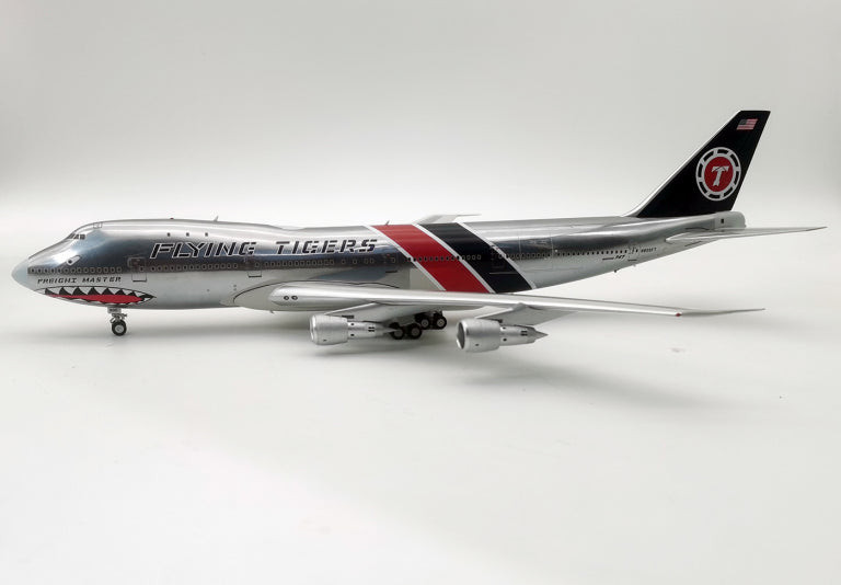 Inflight200 FLYING TIGERS 747-123F POLISHED N800FT with stand and