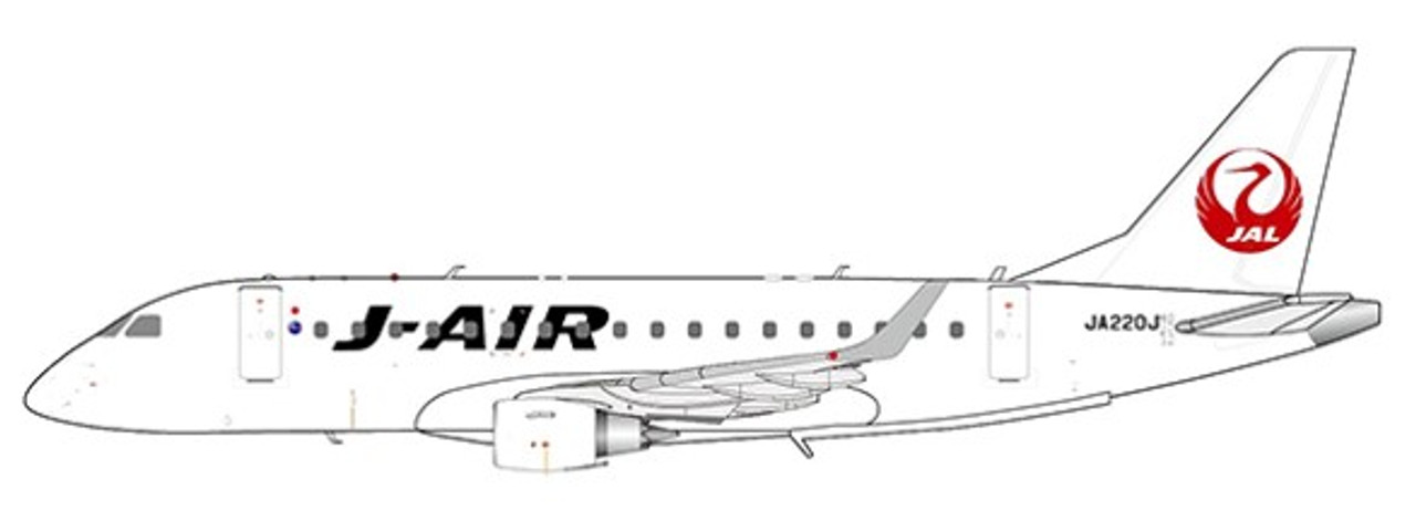 JC Wings J-Air Embraer 170 JA220J EW4170004 1:400