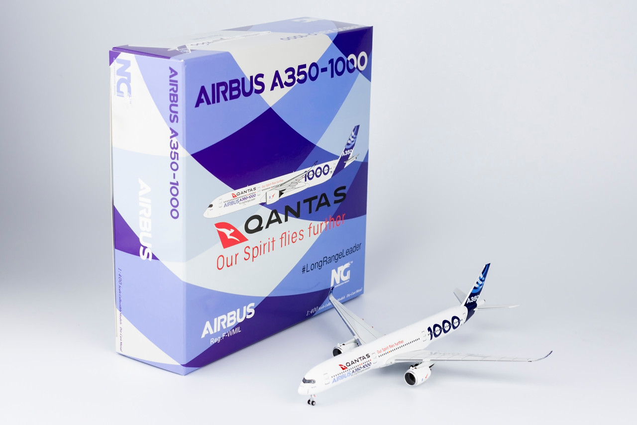 NG Model Airbus Industrie with Project Sunrise stickers for Qantas