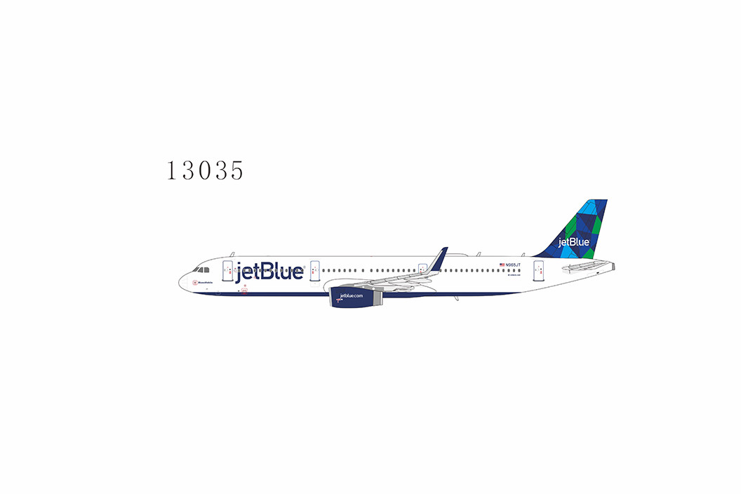 NG Model JetBlue Airways Prism tail; the 1st US-built A321 A321-200/w ...