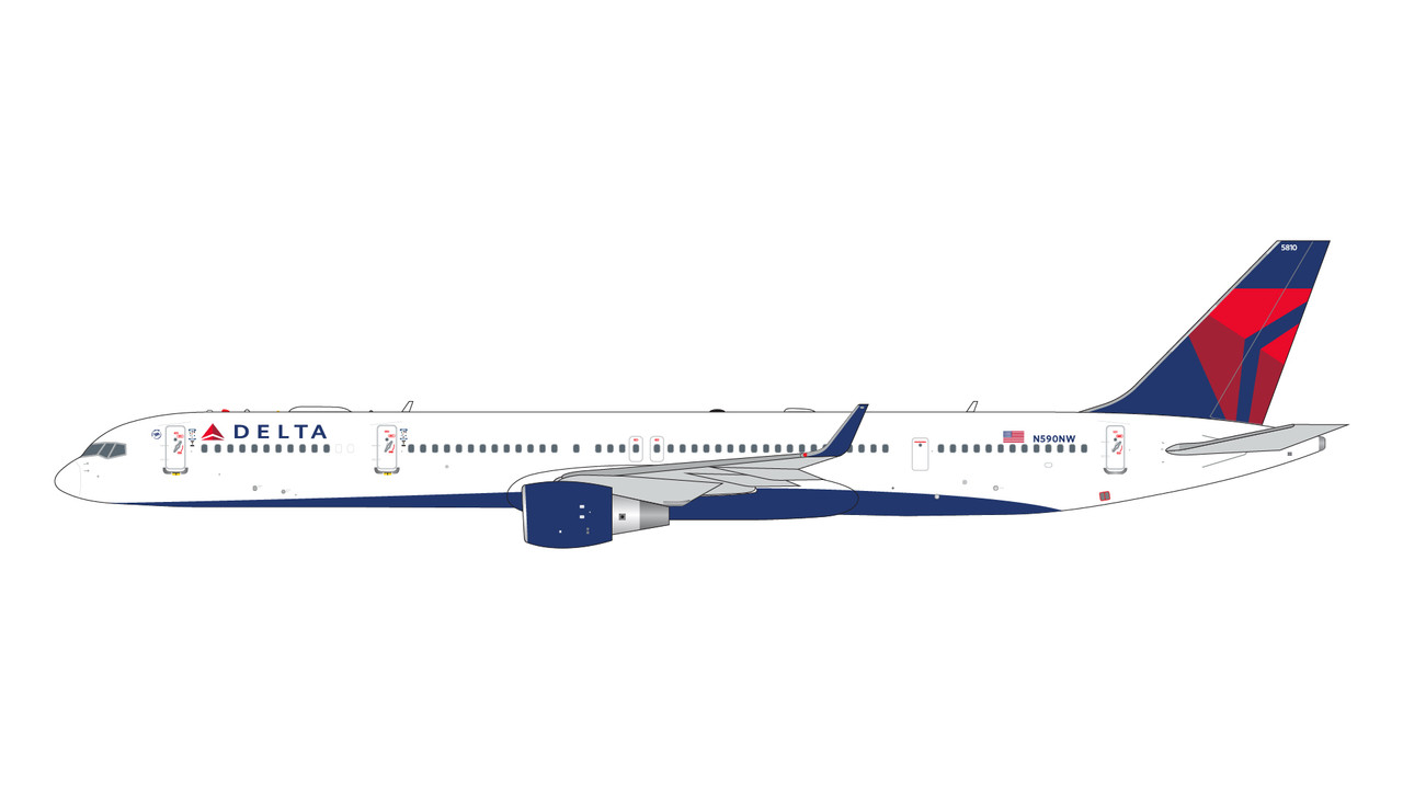 Gemini Jets Delta Air Lines B757-300W N590NW GJDAL2098 1:400