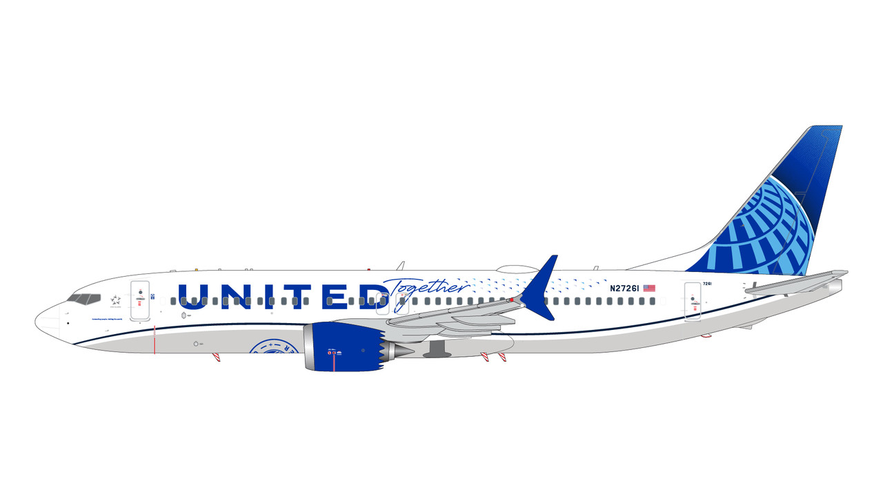 United Airlines B737 MAX 8 N27261 “Being United”/”United