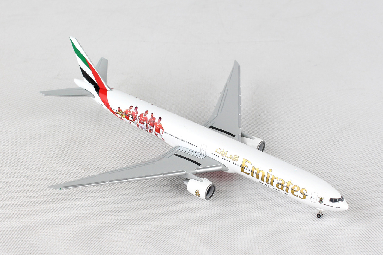 HERPA EMIRATES 777-300ER 1/500 BENIFICA LISSABON A6-EPA