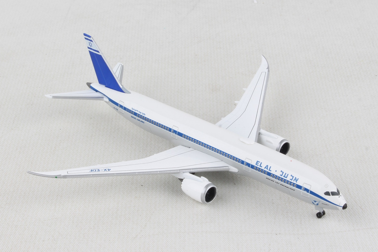1/500 herpa Wings EL AL AIRLINES BOEING B787-9 Dreamliner 旅客機