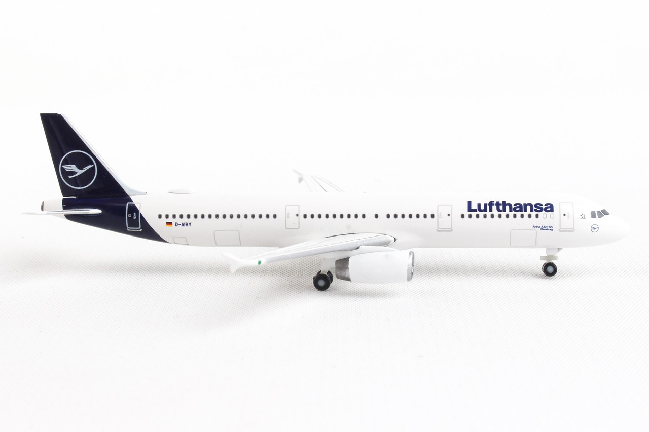Herpa Modello Aereo Airbus A321 "Die Maus" Lufthansa – Scala 1:200 – Kit Snap-Fit, Collezionismo E Decorazione
