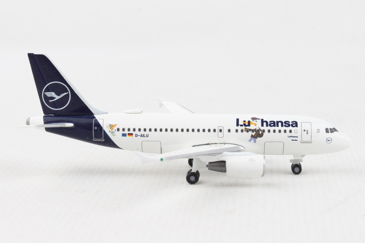 HERPA LUFTHANSA A319 1/500 LU - Diecast Airplane Store