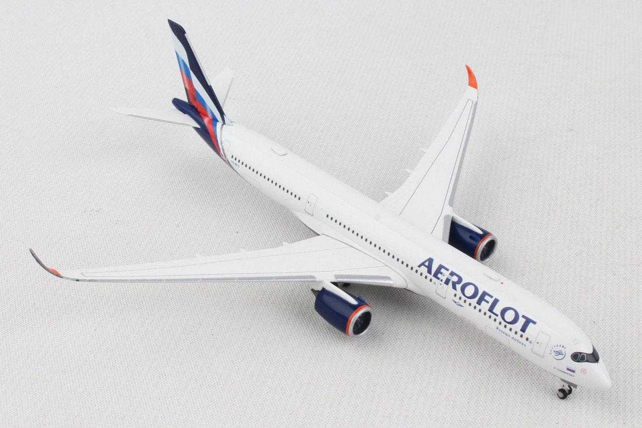 アエロフロート A350-900 herpa 1/500 HERPA AEROFLOT A350-900 1/500 - The Airplane Collection