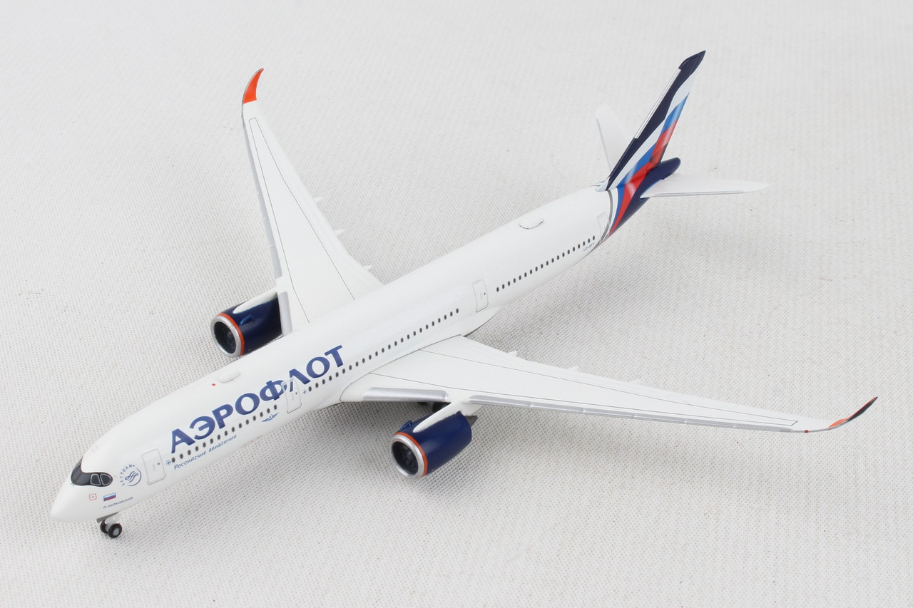 Herpa Wings 1:500 - Airbus A350-900 Aeroflot VQ-BFY - Neuf Sous Blister