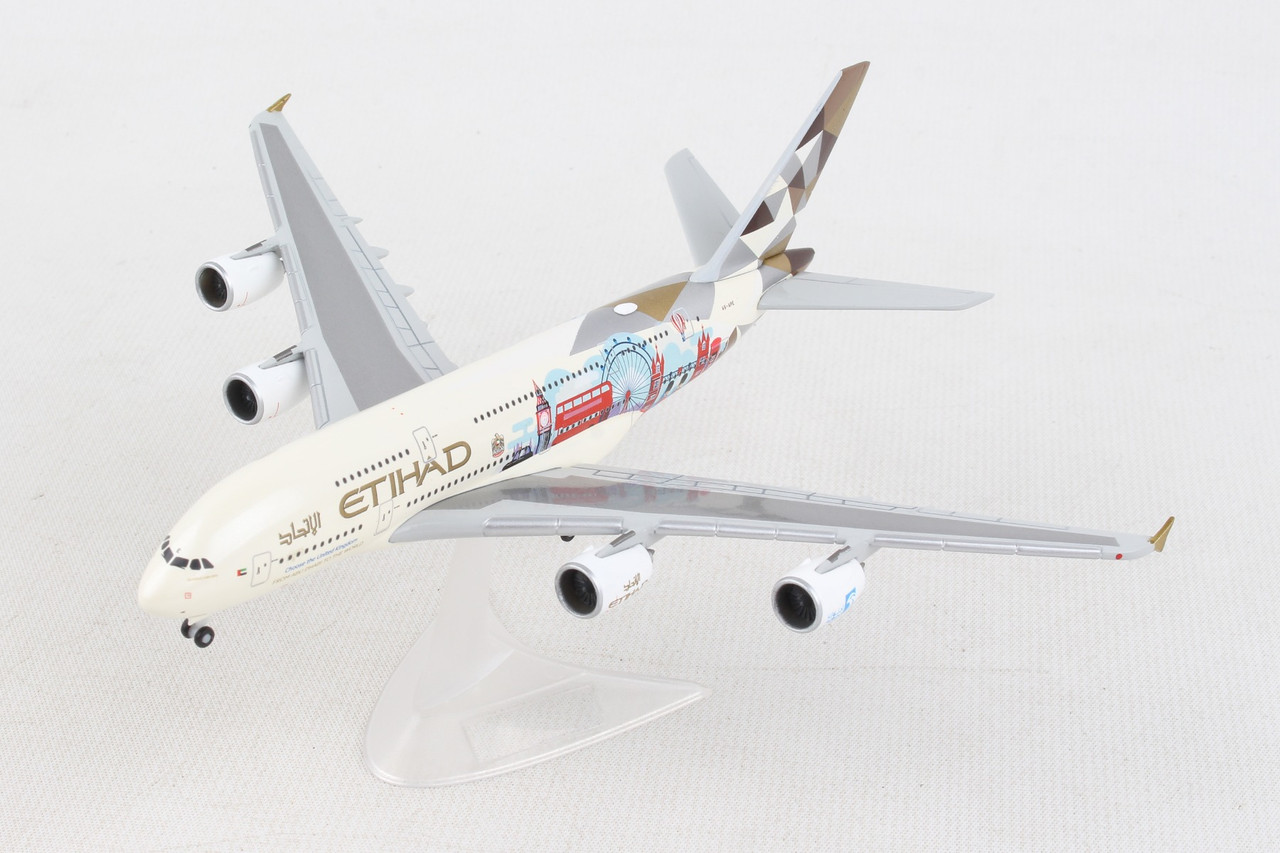 Avion Herpa 1/500 – Etihad A380 (quasi Neuf)