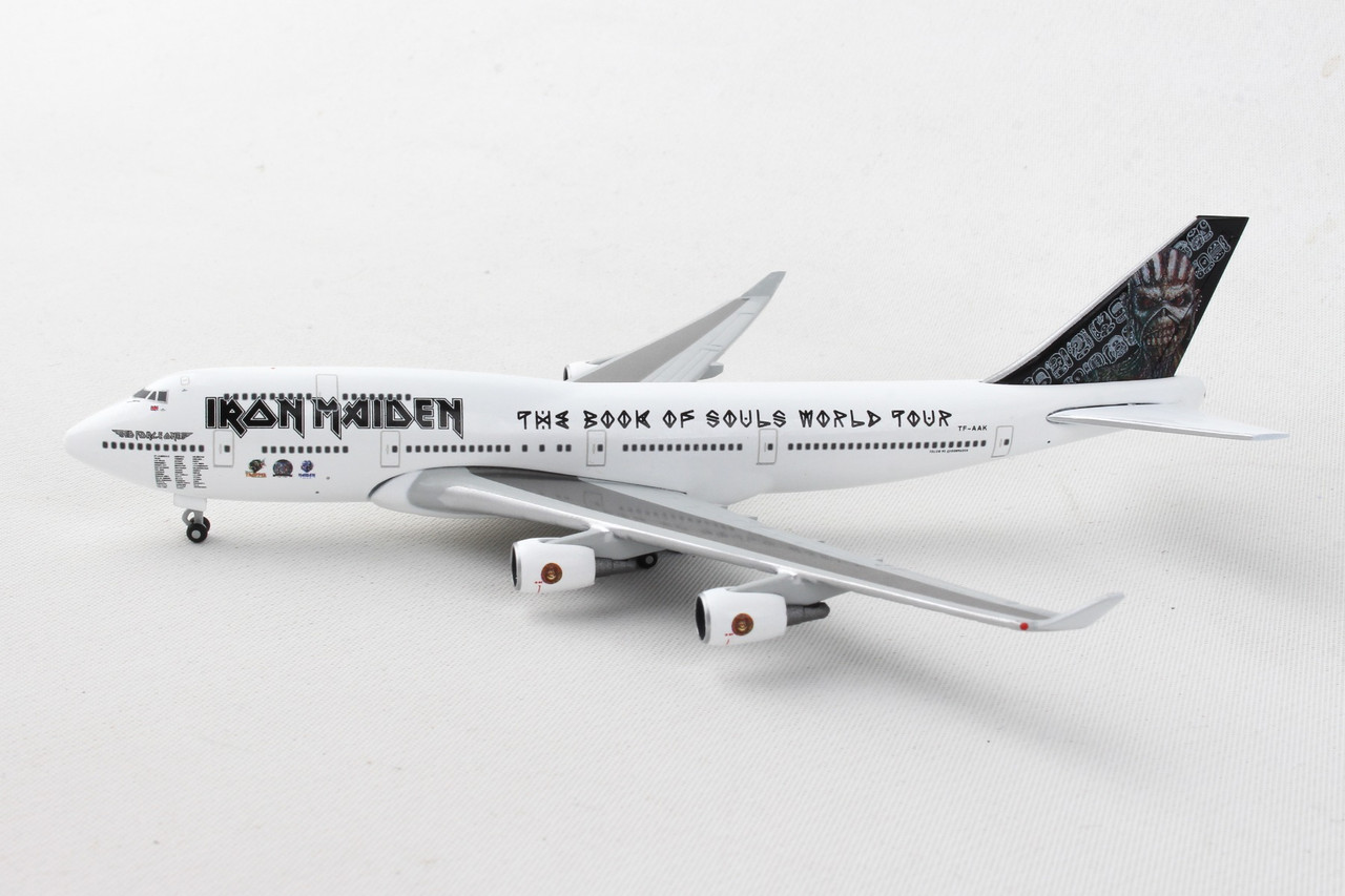 HERPA IRON MAIDEN 747-400 1/500 BOOK OF SOULS 2016 WORLD TOU