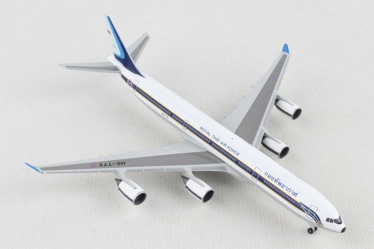 タイ国際航空 A340-500 herpa 1/500 Herpa ROYAL THAI AIR FORCE A340-500 1/500 (**)