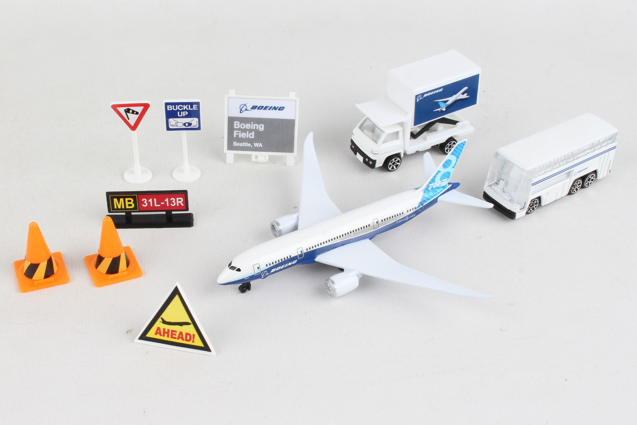 BOEING COMMERCIAL PLAY SET - Diecast Airplane Store