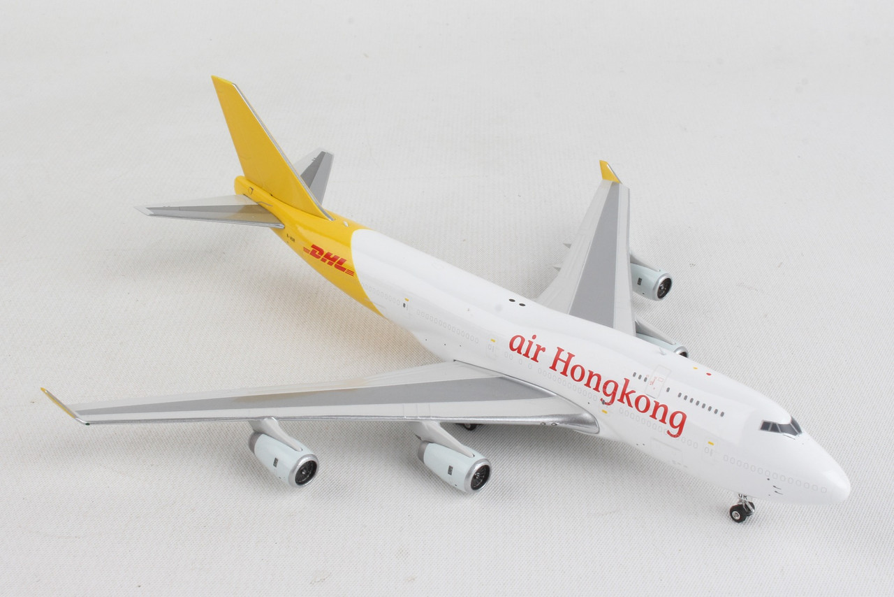 買い公式エアホンコン DHL B747-400BCF 1/200 Lysia オフィシャル モデル Air Hong Kong B-HUR 民間航空機