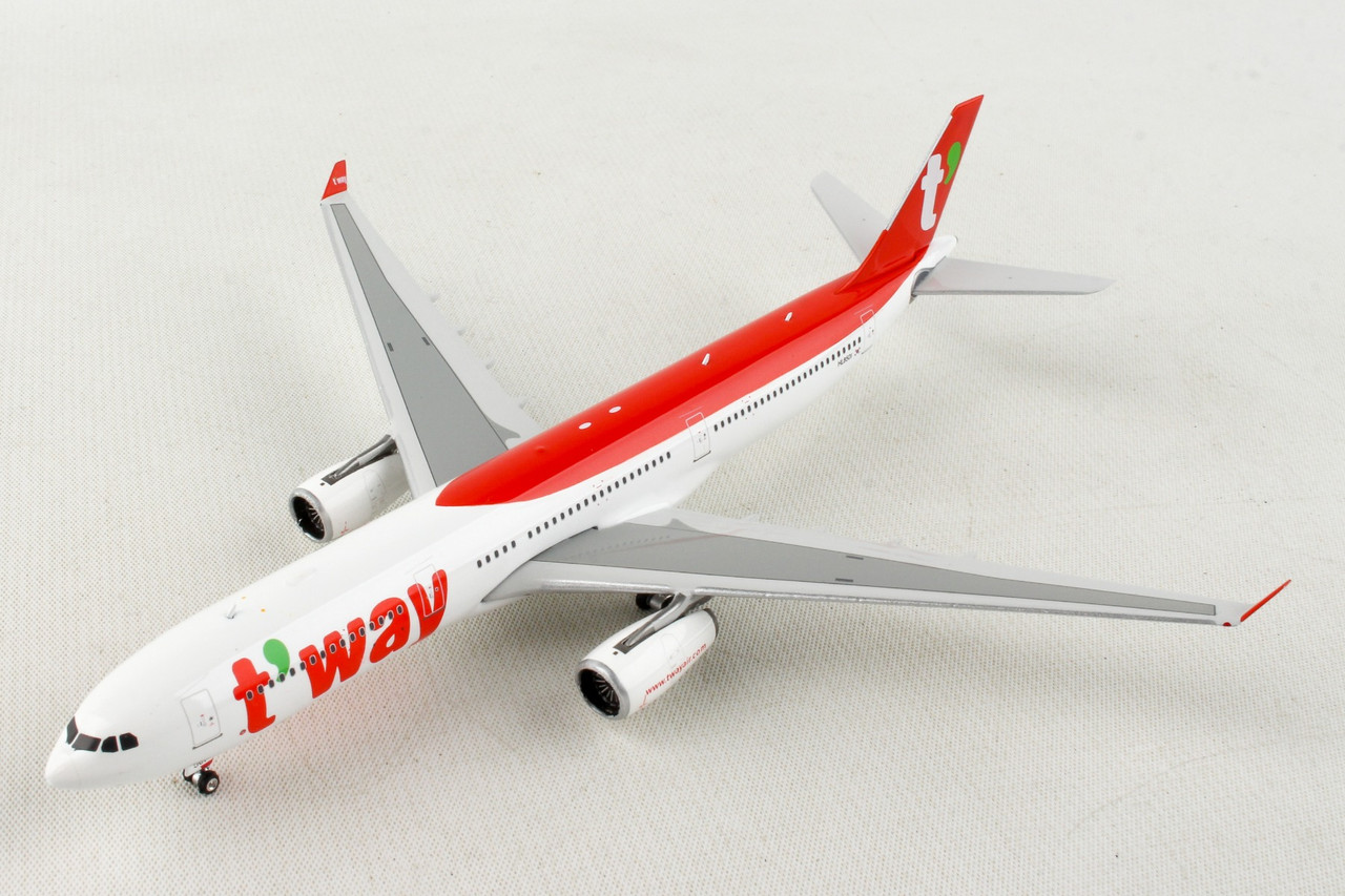 即納 t´way ティーウェイ航空 A330-300 Phoenix 1:400 - 模型・プラモデル