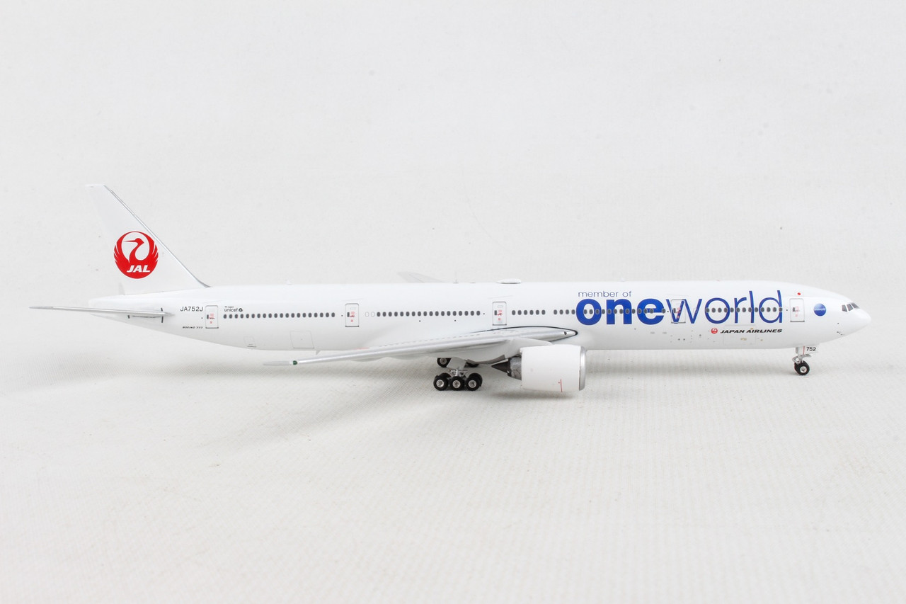 PHOENIX JAPAN 777-300 1/400 REG#JA752J ONE WORLD (**) - The 