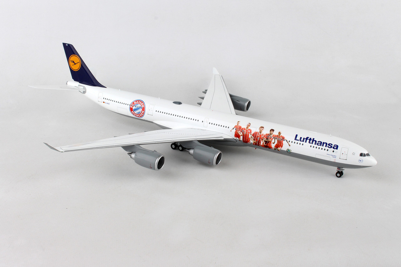 HERPA LUFTHANSA A340-600 1/200 FC BAYERN AUDI TOUR 2017