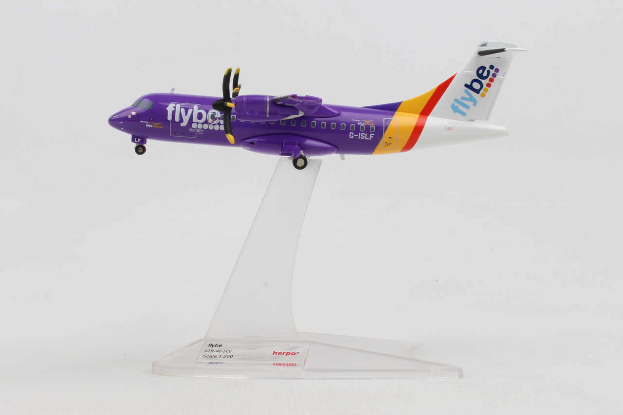 HERPA FLYBE ATR42-500 1/200 BLUE ISLAND AIRWAYS (**) - Airline Museum
