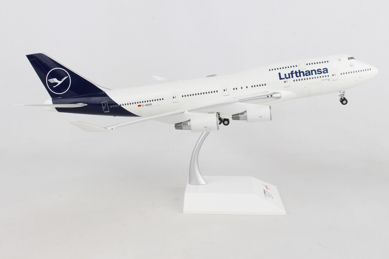 HERPA LUFTHANSA 747-400 1/200 NEW LIVERY (**) DIE-CAST - Airline