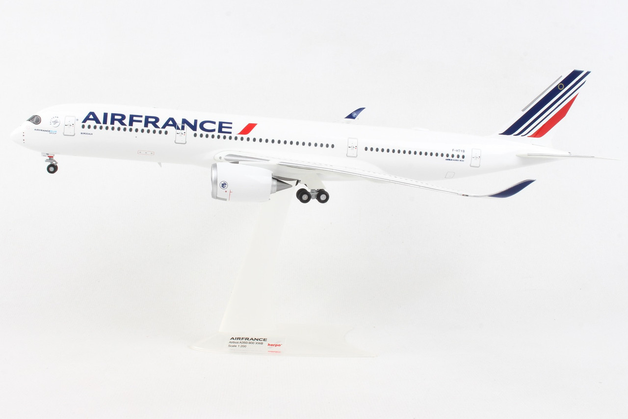 HERPA: HERPA HP612470-001 AIRBUS A350-900 AIR FRANCE FORT DE FRANCE Maquette  1:200 - Vendiloshop