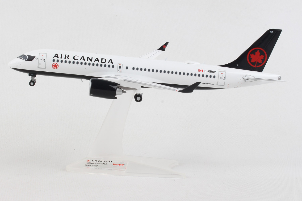 HERPA AIR CANADA A220-300 1/200 - Airline Museum
