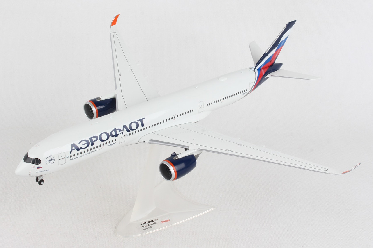 HERPA AEROFLOT A350-900 1/200 - The Airplane Collection