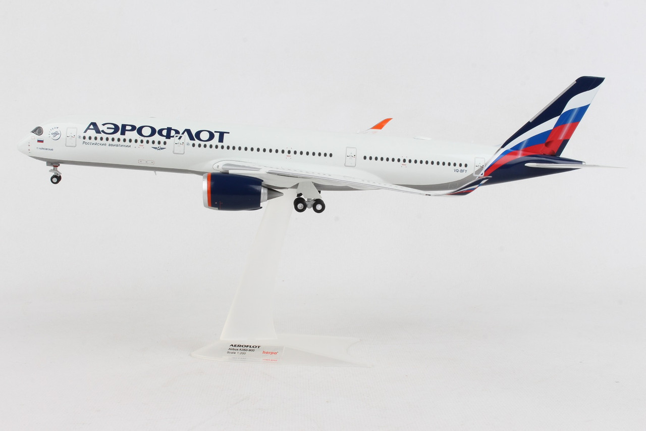 HERPA AEROFLOT A350-900 1/200 - The Airplane Collection