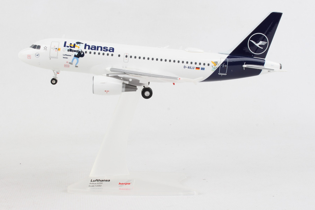 HERPA LUFHANSA A319 1/200 LU - The Airplane Collection