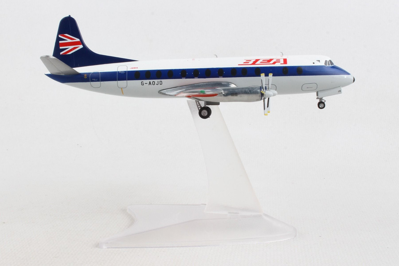 BEA VISCOUNT800 SPEEDJACK LIVERY HE572095 1:200