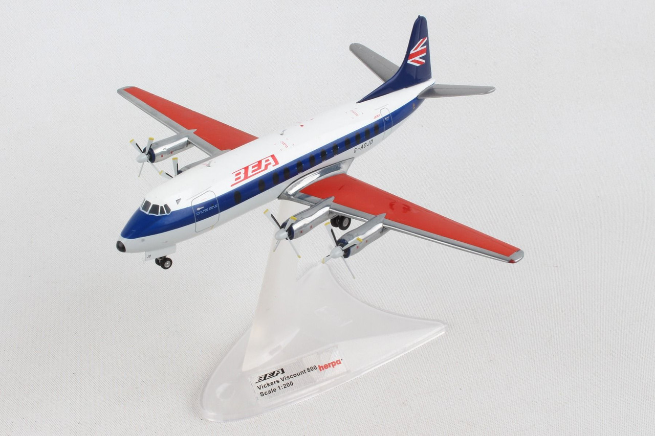 BEA VISCOUNT800 SPEEDJACK LIVERY HE572095 1:200