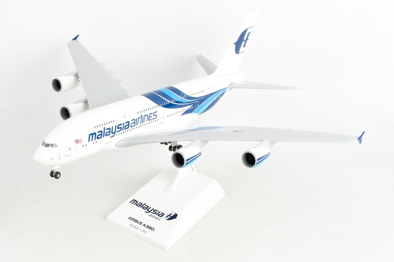 送料無料/新品】 SKYMARKS 1/200 マレーシア航空 A380-800 F-WWSU