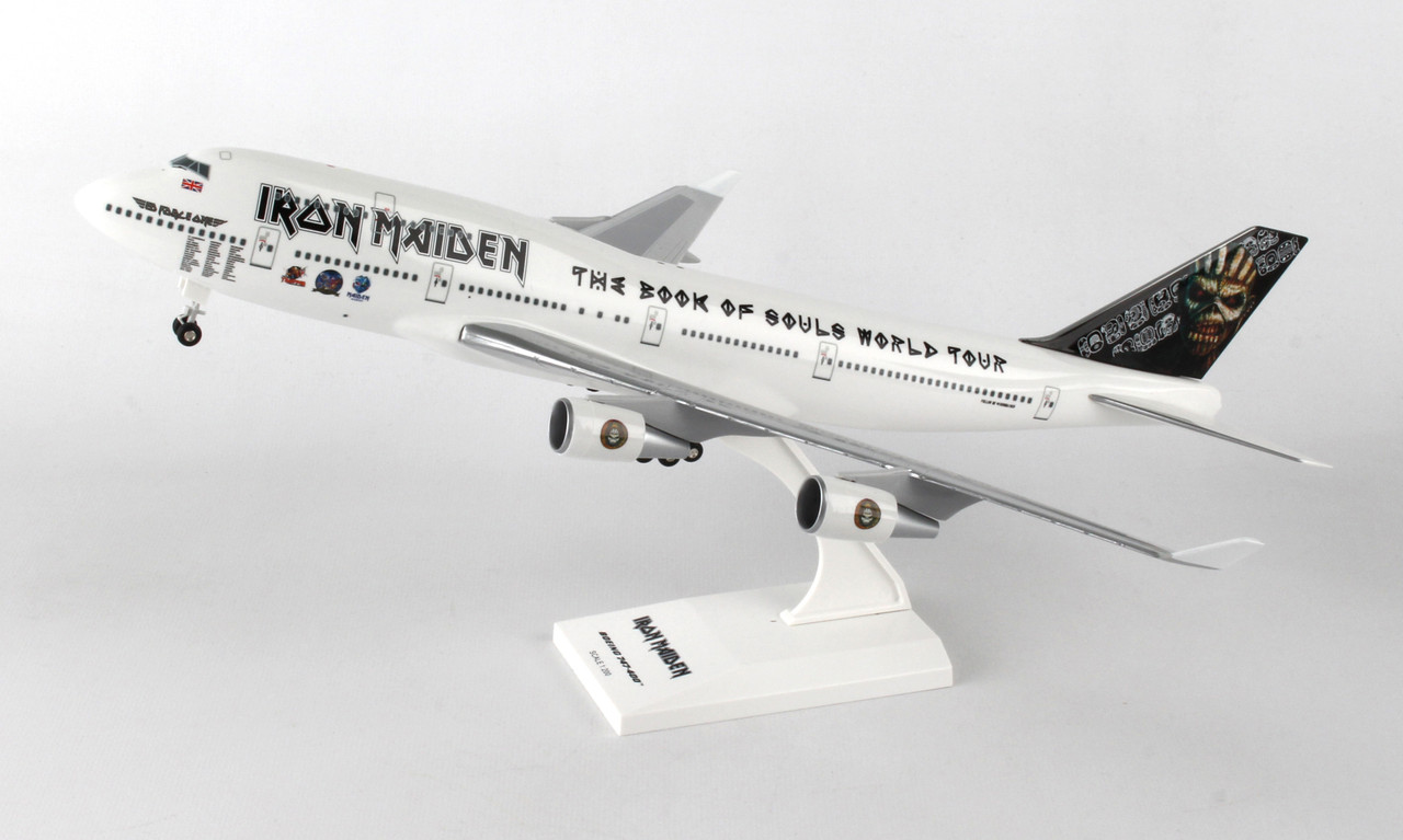 IRON MAIDEN 747-400 1/200 W/GEAR ED FORCE ONE - Airline Museum