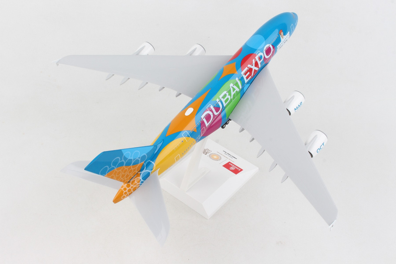 SKYMARKS EMIRATES A380 1/200 DUBAI EXPO W/GEAR - Airline Museum