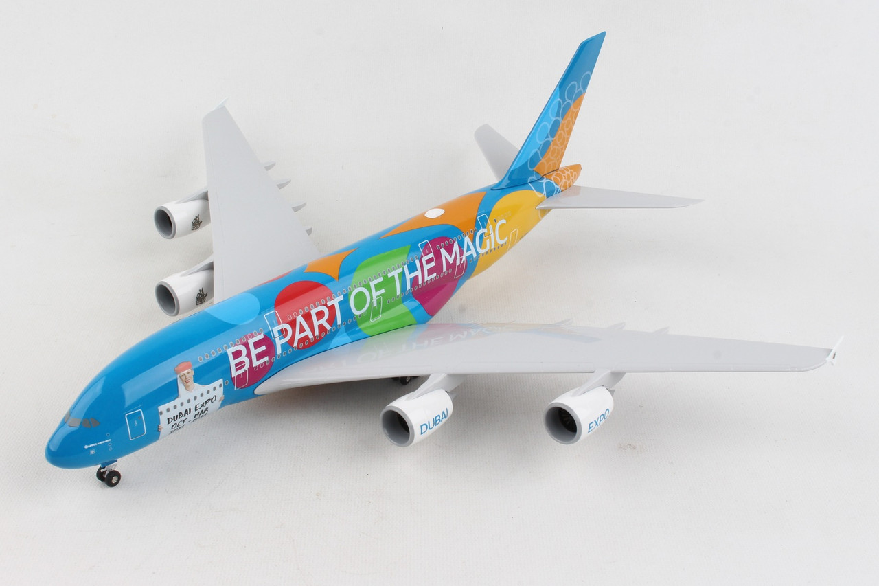 SKYMARKS EMIRATES A380 1/200 DUBAI EXPO W/GEAR - The Airplane