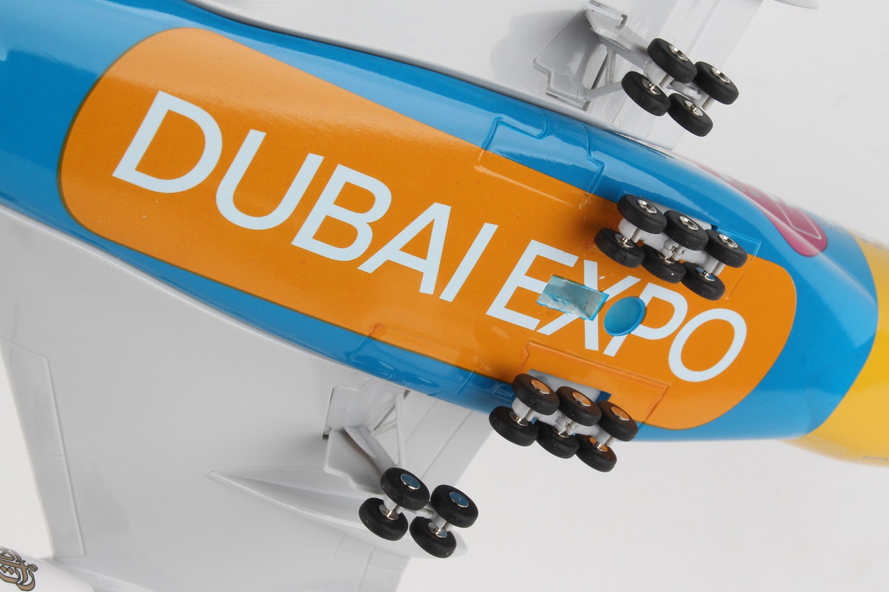 SKYMARKS EMIRATES A380 1/200 DUBAI EXPO W/GEAR - Airline Museum