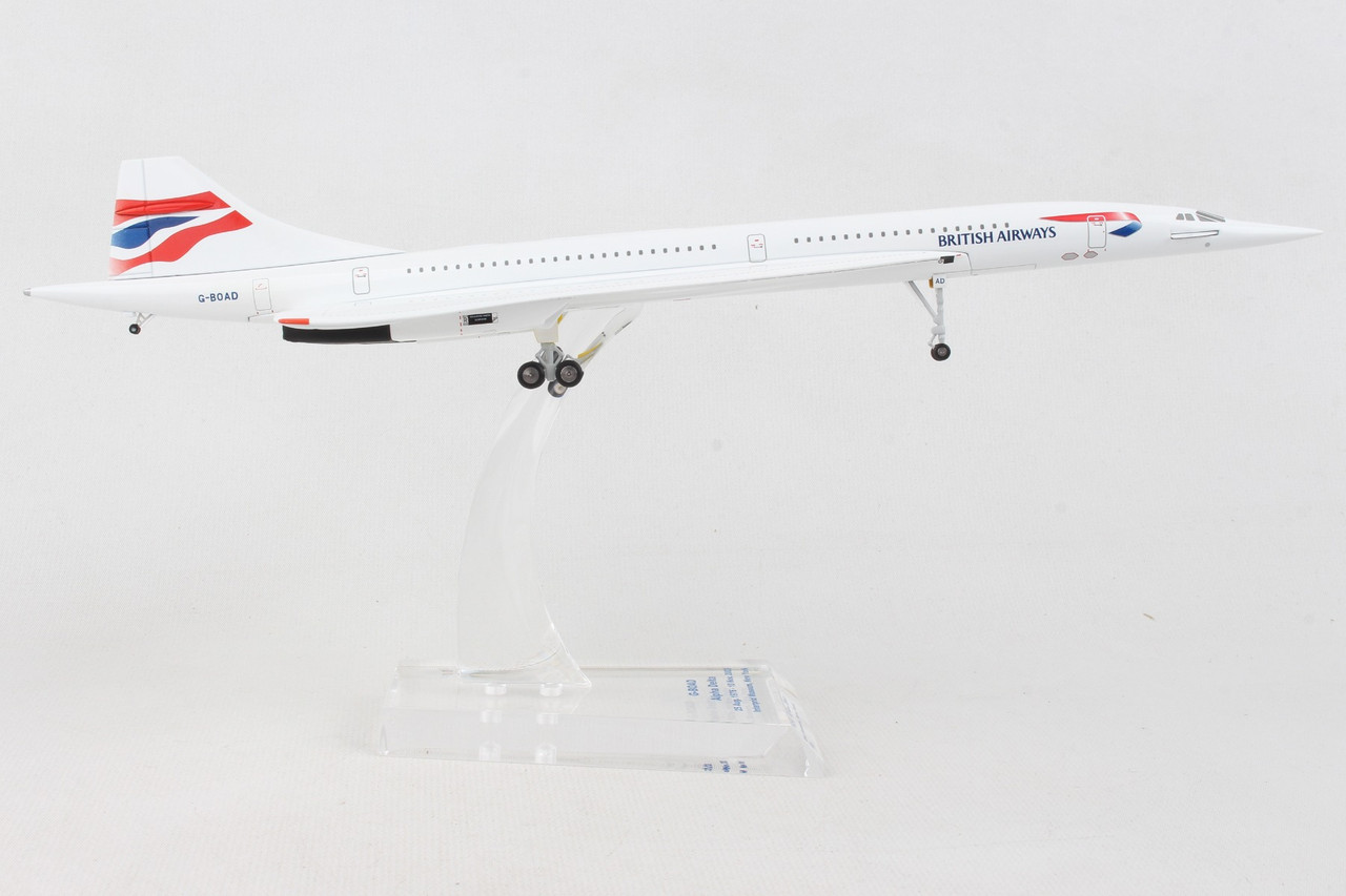 HOGAN BRITISH AIRWAYS CONCORDE TAIL#G-BOAD 1/200 DIE-CAST