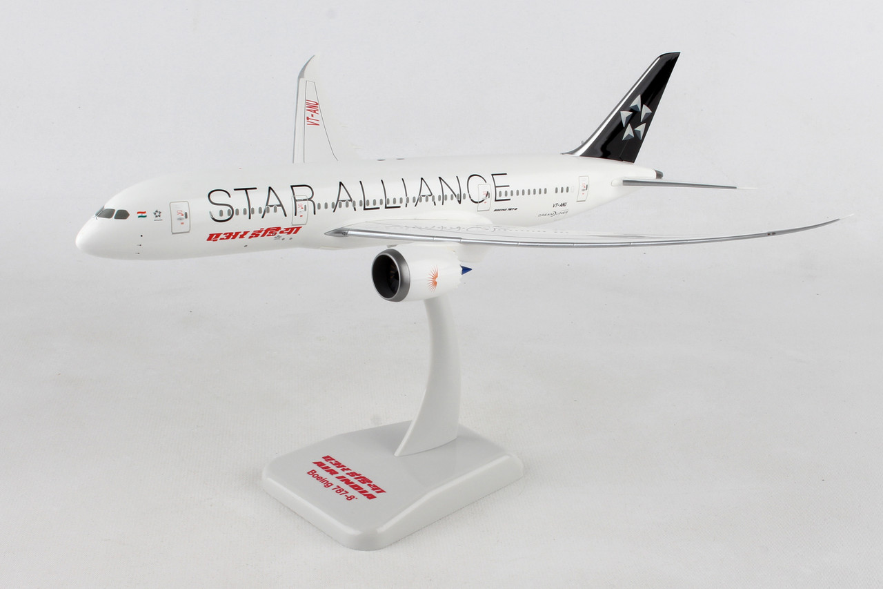Ｂ787-8模型　air india star alliance特別塗装機 B787-8模型 air india star alliance特別塗装機