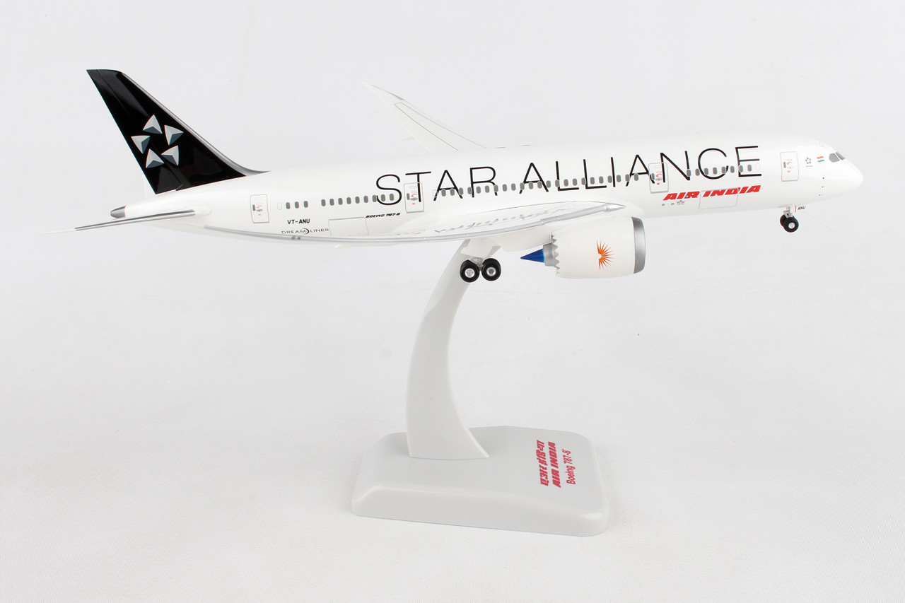 HOGAN AIR INDIA 787-8 1/200 W/GEAR NO STAND STAR ALLIANCE