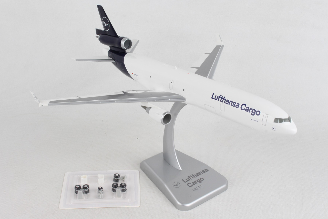 HOGAN LUFTHANSA CARGO MD11F 1/200 W/GEAR REG#D-ALCD - The Airplane