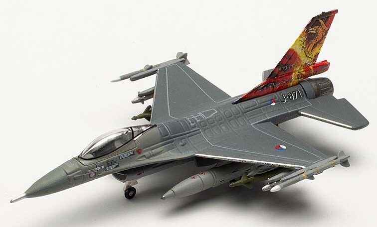 HERPA ROYAL NETHERLANDS AIR FORCE F16A 1/200 322 SQN LAST FL
