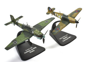 Hurricane Mk.I, 43 Squadron & Ju 87B Stuka, 1.StG2 "Immelmann," Dunkirk, 1940 (1:72) Hurricane Mk.I, 43 Squadron & Ju 87B Stuka, 1.StG2 "Immelmann," Dunkirk, 1940 (1:72)