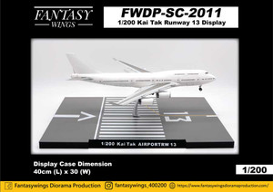 Hong Kong Kai Tak Airport Runway 13 Display Stand (1:200) Hong Kong Kai Tak Airport Runway 13 Display Stand (1:200)