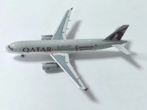 Panda Models Qatar Airways A320-200 2022 Qatar World Cup A7-AHE 202242 1:400