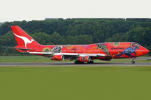 JC Wings Qantas B747-400 VH-OJB "Wunala Dreaming" (Flaps Down) JC2QFA0375A 1:200