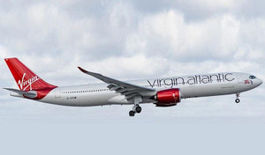 Aviation400 Virgin Atlantic Airways Airbus A330-941 G-VTOM Detachable Magnetic Wheels WB4026 1:400