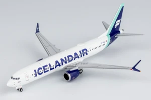 NG Models Icelandair 737 MAX 9 TF-ICA "Boreal Blue" tail named "Hvitserkur" 89005 1:400