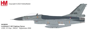 Hobby Master Afghanistan RNLAF F-16AM Fighting Falcon 313 Squadron 2008 HA38030 1:72